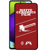 Resim Samsung Galaxy A32 Tam Kaplayan Mat Seramik Ekran Koruyucu 