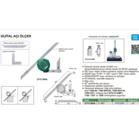 Resim Insize 2172-360A Dijital Açı Ölçer 