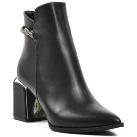 Resim Ayakmod 248029 Siyah İçi Kürklü Kadın Topuklu Bot 001 