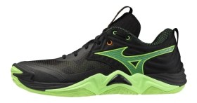 Resim Mizuno Wave Momentum Elite Erkek Voleybol Ayakkabısı Siyah / Yeşil 