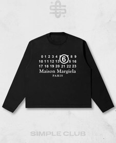 Resim Anomie Studio Y2k Maison Margiela Baskılı Oversize Uzun Kollu 374614406 SIYAH 