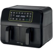 Resim Ariete Dual Airyfryer Siyah 8 L XXXL 1700W Çift Hazneli Sıcak 
