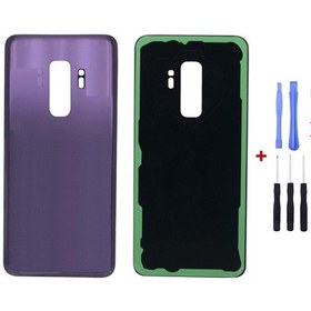 Resim Samsung S9 Plus Mor Uyumlu Arka Cam Kapak Pil Kapağı Tamir Set B7000 Set Mor 