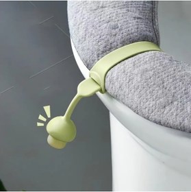 Resim RED KİTCHEN Renkli Silikon Klozet Kapağı Kaldırma Aparatı | Hijyenik Tuvalet Kapağı Tutacağı 1ADET 