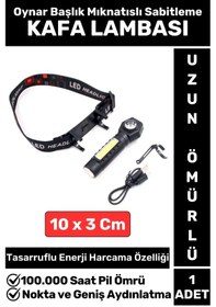 Resim Profesyonel Kamp Avcı Balıkçı Deprem Güçlü Işık Mıknatıslı Sabitleme Şarjlı 215 Lümen Kafa Lambası Çok Renkli 