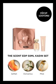 Resim BOSS The Scent For Her EDP 50 ml Parfüm + EDP 75 ml Vücut Losyonu Kadın Parfüm Seti 