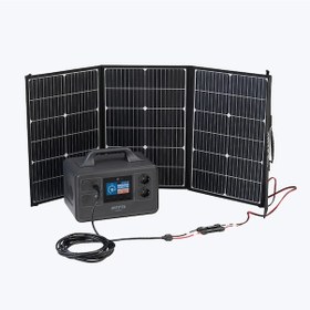 Resim Antfea S1000pro Taşınabilir Güç Sistemi 1200w + 100w Taşınabilir Güneş Paneli + Mc4 Xt60 Dönüşüm Kablosu 5m 