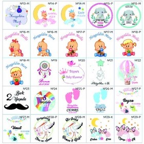 Resim Famous Bebek Şekeri Magnet Bebek Mevlüt Hediyelik Isimli Kapak Açacak (434856221) 