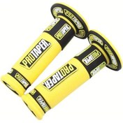 Resim Xuweiwei Kaymaz Motorcycle Tutacak Full Color Yellow Evrensel Sentetik Kauçuk Non-slip Gaz Elcik Dayanıklı Rahat 