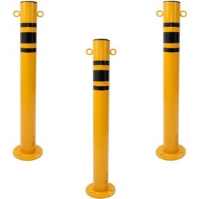 Resim Hayat Trafik Metal Kulaklı Delinatör Seti Sarı-Siyah 3 Adet 