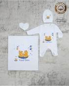 Resim yzc home size dair... Bt E10 Isimli Erkek Bebek Battaniye Tulum Şapka Eldiven Set 