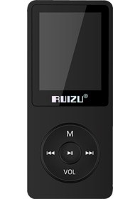 Resim Geeksen İngilizce Sürüm Ruızu/ruizu X02 Spor Mp3 Çalar Kayıpsız Bant Ekran Walkman İngilizce Siyah 8gb 
