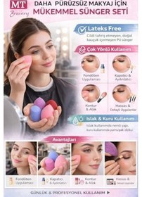 Resim Makyaj Süngeri Seti, Göz Farı Uygulama Çubuğu 10 Lu, Latex, Beauty Süngerleri, Çift Taraflı Aplikatör Seti, Profesyonel Makyaj Araçları, Fondöten, Kapatıcı 