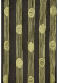 Resim Küçük Puanlı Model Yeşil Renk Hazır Ip Perde 300x270 Cm 