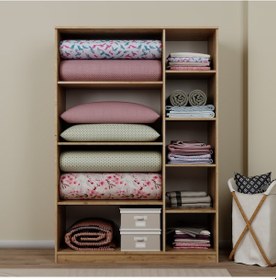 Resim Lucas 3 Kapılı Yüklük, Yorgan, Yastık Dolabı - Safir Meşe Safir Meşe 