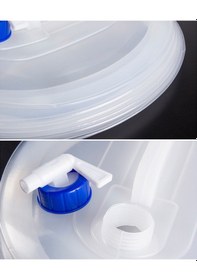 Resim Büyük Kapasiteli Taşınabilir Katlanır Su Konteyneri 