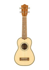 Resim Lanikai Spst-S Ladin Masif Kapak Soprano Ukulele 
