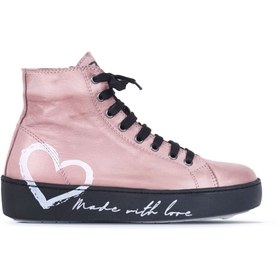 Resim Bueno Shoes Gül Kurusu Deri Kadın Spor Bot 01wr1907 