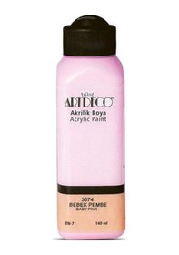 Resim Artdeco Akrilik Boya 140 Ml. 3674 Bebek Pembe 