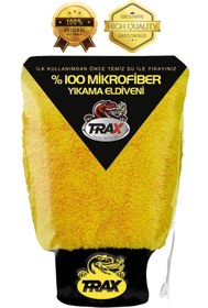 Resim ARACINIZ İÇİN EN İYİSİ T-RAX Araba Oto Süper Kaliteli 100% Mikrofiber Araç Yıkama Eldiveni 