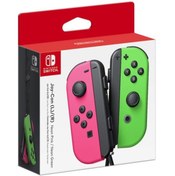 Resim Nintendo Switch Joy-con Controller Yeşil-pembe 