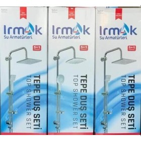 Resim Irmak Su Armatürleri Robot Tepe Duş Seti Çok Renkli 