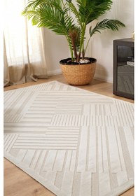 Resim Kaşmir Halı 7/24 İskandinav Bergen 120x180 CM Salon Mutfak Halısı Yolluk Kilim 