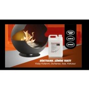 Resim Biorad 5 Litre Bio Ethanol Bacasız Şömine Yakıtı. Şömine 