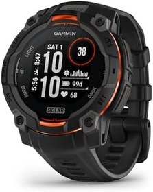 Resim Garmin Instinct® 3 45 mm, Güneş Enerjili Ekran, Sağlam Dış Mekan GPS Akıllı Saat, Metal Takviyeli Çerçeve, Dahili El Feneri, Siyah 