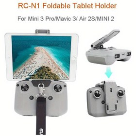 Resim DJI Mavic 3/Air 2/2S, Mini 4 3 Pro/Mini 2/Air 3 RC N2 N1 uzaktan kumandaları için evrensel hızlı çıkarma kelepçe braketi - Ayarlanabilir Plastik Tablet Tutucu Montajı - Drone Aksesuarları 