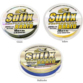 Resim Sufix Performance Braid İp Misina - MULTICOLOR / 0.23MM - 300MT - 16.4KG 