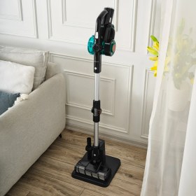 Resim Homend Dustrider 1264H Şarjlı Turbo Başlıklı Dikey Süpürge Siyah 