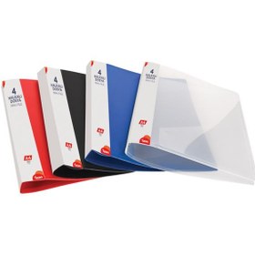 Resim Noki Halkalı Dosya 4 Halkalı A4 Kırmızı RB514-080 