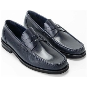 Resim Tamer Tanca Erkek Hakiki Deri Lacivert Loafer Ayakkabı 1008 01987 Erk Ayk Sk23/24 Lacı Bfl/lacı Gyk Lacivert 