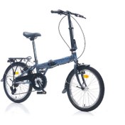 Resim Corelli Simple - 16'' Kadro - 20 Jant - Katlanır Bisiklet - Gri - Kırmızı 