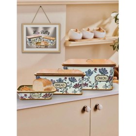 Resim Piraye 3'lü Ahşap Ekmeklik Seti 