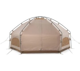 Resim Naturehike Mg Altıgen Glamping Kanvas Kamp Çadırı Kahve 