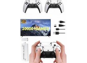 Resim Marsilyan Yeni Nesil 3d 4k 2000 Oyunlu Game Stick Oyun Konsolu Çift Konsol 