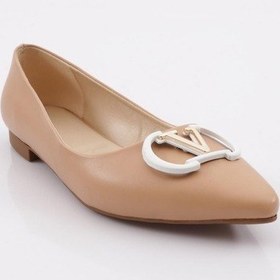 Resim Dgn 1030 Kadin V Tokali Babet 1030-2254-R15042 Ten Rengi 