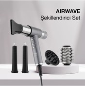 Resim Fakir Airwave Saç Şekillendirici Set Silver 