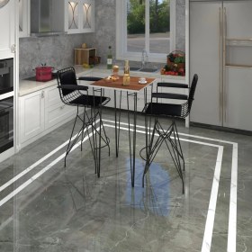 Resim Kenz Life Knsz Masa Sandalye Takımı HEM105ZENGIN Cvzsyh 060*060 2 Sandalye Syhsyh Kolçaklı Sırt Minderli 