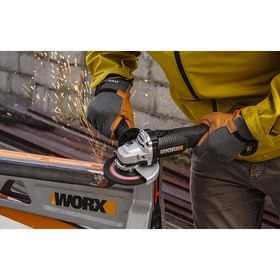 Resim WORX WX812.9 20Volt 125mm Kömürsüz Profesyonel Avuç Taşlama (Akü Dahil Değildir) 