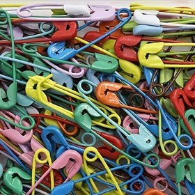 Resim 50 Adet Canlı Renkli Güvenlik Pimleri - Güvenli Toka, Küçük Boy, Dikiş & El İşleri İçin İdeal, Şeffaf Saklama Kutusunda Çeşitli Renkler, Dikiş Malzemeleri Aksesuarları 