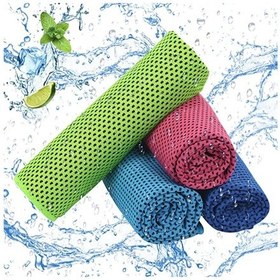 Resim Serinletici Sporcu Havlusu-Cooltowel Super Coolıng Towel-Fıtness Mavi 
