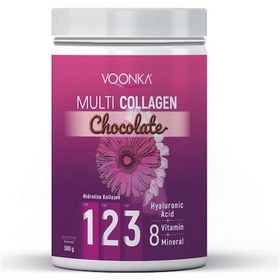 Resim Voonka Chocolate Multi Collagen Powder 380 G 