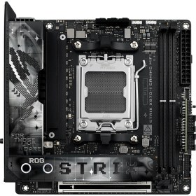 Resim Asus Rog Strıx X870-I Gamıng Wıfı Amd X870 Am5 Ddr5 8400 HDMI 2xusb4 2x M2 Usb3.2 Wifi 7 + Bt Aura Rgb 2.5gbit Lan Mini Itx 10+2+1 Güç Aşamaları, Çift Usb4, Rog Strix Hıve Iı 