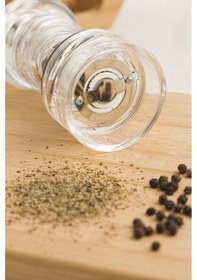 Resim Akrilik Tuz Karabiber Baharat Değirmeni Öğütücü 14 Cm Çok Renkli 