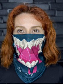 Resim Motobros Venom Desenli Bafbuff Bandana Boyunluk 