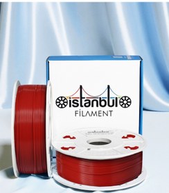 Resim İSTANBUL FİLAMENT 3D Baskı PLA Filament Kırmızı 1 Kg Ø 1,75mm ± 0,05 Mm 