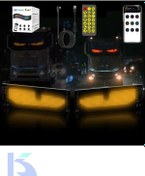 Resim KALİTESENİNLE 60 Cm Matrix Led Panel Cama Yapışan Yazı Yazan Telefon Kontrollü Led Ekran (16*96) 